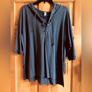NWT Green Tea popover shirt XL